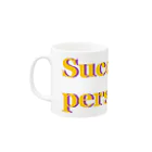 アメリカンベース のSuccessful person 成功者 グッズ Mug :left side of the handle