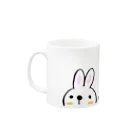 misamisa_ggのうさぎといぬとりす Mug :left side of the handle