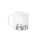 NaOsCripsssのパンダらけ Mug :left side of the handle