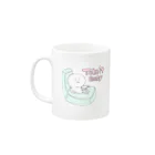 まだ生き物の部屋のTake it easy カラーVer. Mug :left side of the handle