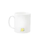 ばんくなっどのおかめふうせんといんこ Mug :left side of the handle