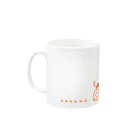 くるくるSHOPのウズマキコさん トコトコ Mug :left side of the handle