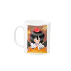 弓帝ᕱ⑅ᕱはLINE民の東方グッズ Mug :left side of the handle