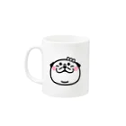 パグハナストア / PUGHANA STOREのおとぼけパグ カップ（両面） Mug :left side of the handle