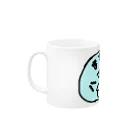 ダイナマイト87ねこ大商会のまずはハマチで Mug :left side of the handle