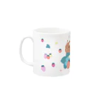 大賀一五の店のイチゴたべ隊 Mug :left side of the handle