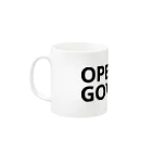 yasuo on ヤッカヤッカのOPEN OUR GOVERMENT Mug :left side of the handle