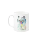 loveydovey_kteのなきむしのくま Mug :left side of the handle