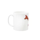 segasworksのランベオサウルス Mug :left side of the handle