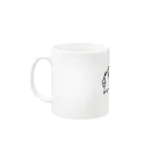 omochidesuneの捕食者から逃げるおもちくんさんマグ Mug :left side of the handle