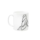 まっくる ちゃんのうわき女子 Mug :left side of the handle