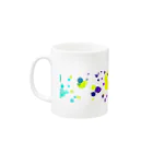 彗銀花のbubble line Mug :left side of the handle