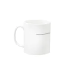 PokuStarのピアノ線を張る Mug :left side of the handle