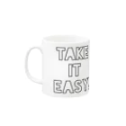 麻琴のTAKE IT EASY! マグカップの取っ手の左面