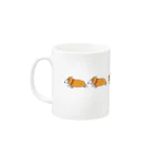 PUKUTYのコーギー Mug :left side of the handle