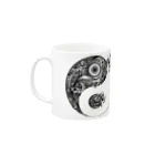 Drecome_Designの太陰太極図 Mug :left side of the handle