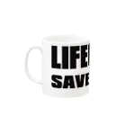 AURA_HYSTERICAのLIFEGUARD Mug :left side of the handle