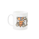 yoc(よっく)のガスメーターねずみ Mug :left side of the handle