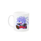 たぴ♦︎春コミ東２二15aのおかぴ Mug :left side of the handle