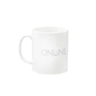 MELVILLEのONLINE＆OFFLINE Mug :left side of the handle