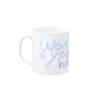 shop reikaの手洗いしようWash your hands Mug :left side of the handle