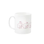 Usagi Kawaiiのくしくしうさぎ Mug :left side of the handle