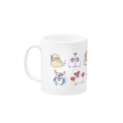 文鳥グッズのお店の集合　１２星座文鳥 Mug :left side of the handle