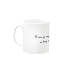 factoryhitomiのふりむきプードル Mug :left side of the handle