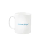 bleugriseのあじさい・チョコ Mug :left side of the handle