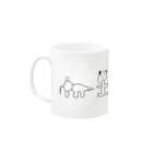 COLUCAのAnimal mug マグカップの取っ手の左面