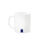 Moonhill.のフトアゴマグカップー煌BLUEー Mug :left side of the handle
