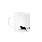 ｢A｣のGuitar&Kitty2 Mug :left side of the handle