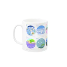 JP-INFOGRAPHICSのSeasonal Views in Japan（絶景） Mug :left side of the handle