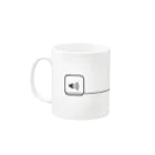 Sch.の大音量 Mug :left side of the handle