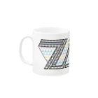 LUCHAの▲ラリアット△ Mug :left side of the handle