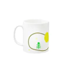 つめくさカップ店のおいしいもの Mug :left side of the handle