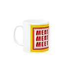 MEAT MEAT MEETのマグ Mug :left side of the handle