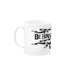 Ray's Spirit　レイズスピリットのBe Honest With Yourself（BLACK） Mug :left side of the handle