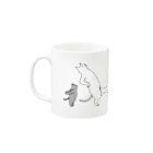 石川ともこのねこぜにきをつけたいね Mug :left side of the handle