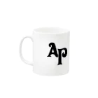 蜂のアップルパイラブラブTシャツ Mug :left side of the handle