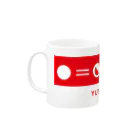 YUTRICK（ゆとり短歌企画）の円周率＝およそ3 Mug :left side of the handle