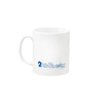 ONE VISIONS SUZURI SHOPの2LDK DIMENSiON マグカップ　ブルー Mug :left side of the handle