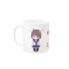 _RAPA_0125の【雪白らぱん】らぱん村の民【マグカップ】 Mug :left side of the handle