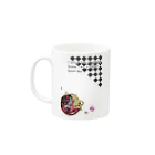 ぺちゃの ○。銀狐堂。○ のアリス 英文入り Mug :left side of the handle