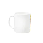 幸せを運ぶ福猫ピー助の幸せを運ぶトラ猫 Mug :left side of the handle