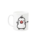 BUNCHOU-KUNのぶんちょう君（文鳥）限定品 Mug :left side of the handle