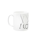 そえうたのI LOVE ESHU 黒字 Mug :left side of the handle