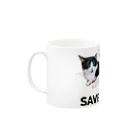 SAVE CAT CAFEのチッチとトット Mug :left side of the handle
