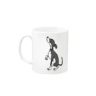 Houndy's supply イタグレ服【ハウンディーズ】の虎徹くん専用01 Mug :left side of the handle