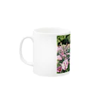 朝の草 花 乳 Mug :left side of the handle